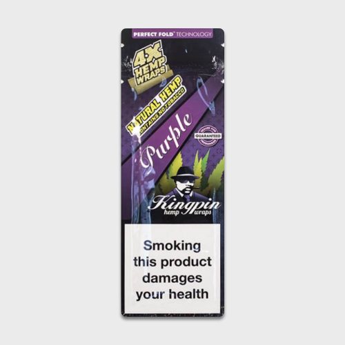 Kingpin 4X Hemp Wraps Purple
