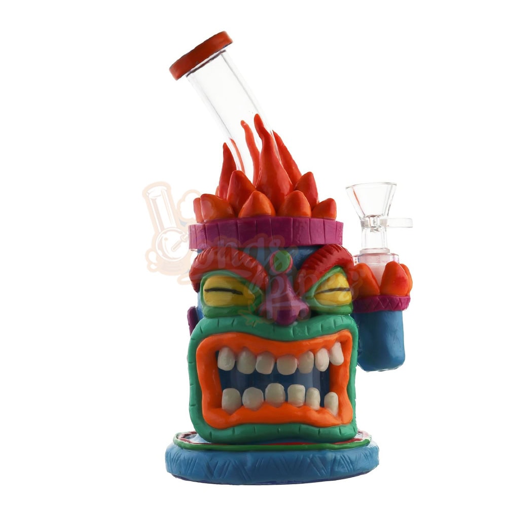 3D Printed Bongs Totem Monster 25cm 3D Printed Bongs Totem Monster 25cm Orange