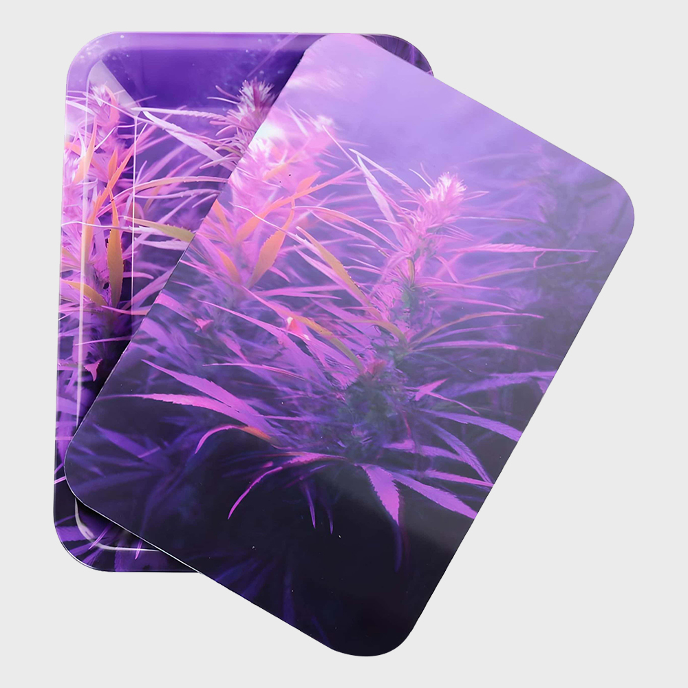 3D Marijuana Leaf Metal Rolling Tray with Lid 18×12 cm 3D Marijuana Leaf Metal Rolling Tray with Lid 18×12 cm