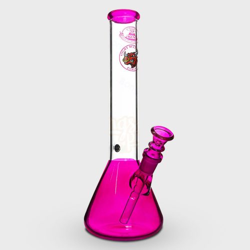 AGUNG Angry Bull Bright Beaker Glass Bong 30cm