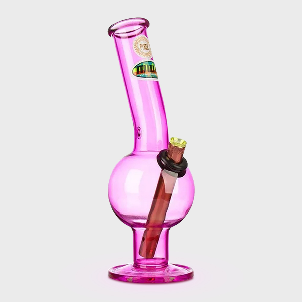 MWP Pink Balancer Bent Bubble Bong 25cm MWP Pink Balancer Bent Bubble Bong 25cm