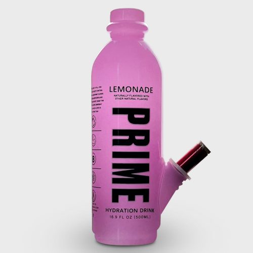 Pink PRIME Design Bottle Bong 22cm