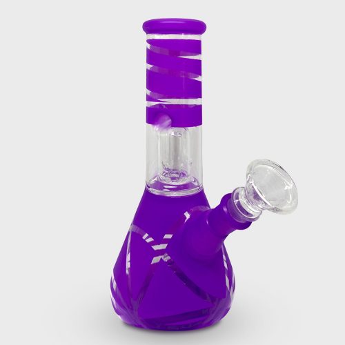 RODDI Glass Dome Beaker Glass Bong with Percolator 20cm